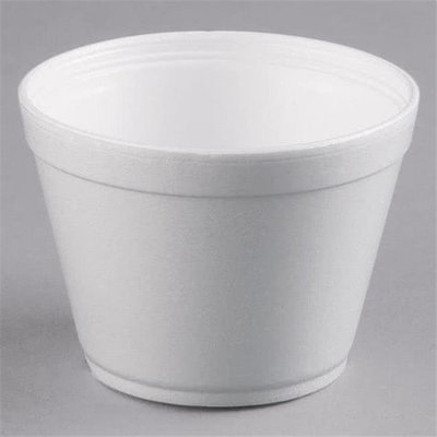 116CON 16 OZ DIXIE PLAIN FOAM FOOD CONTAINER